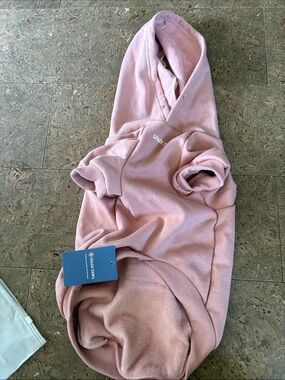 Pink Hooded doggie Sweater